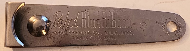 RARE Vtg Over the Top Pabst Blue Ribbon Cap Lifter WHAT'LL YOU HAVE? Type H-6