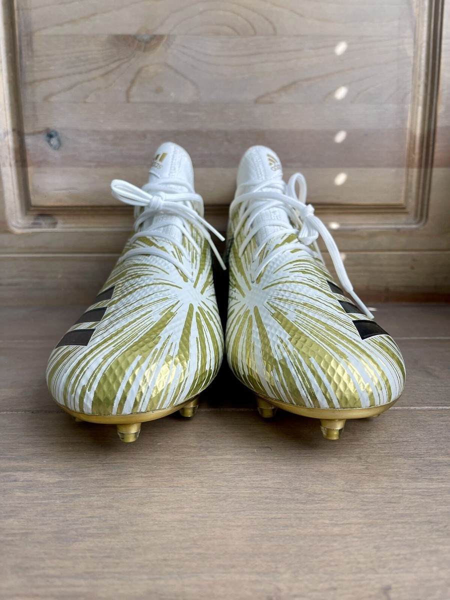 Adidas Adizero 5-Star 7.0 Gold Metallic Football Cleats Men's Size
