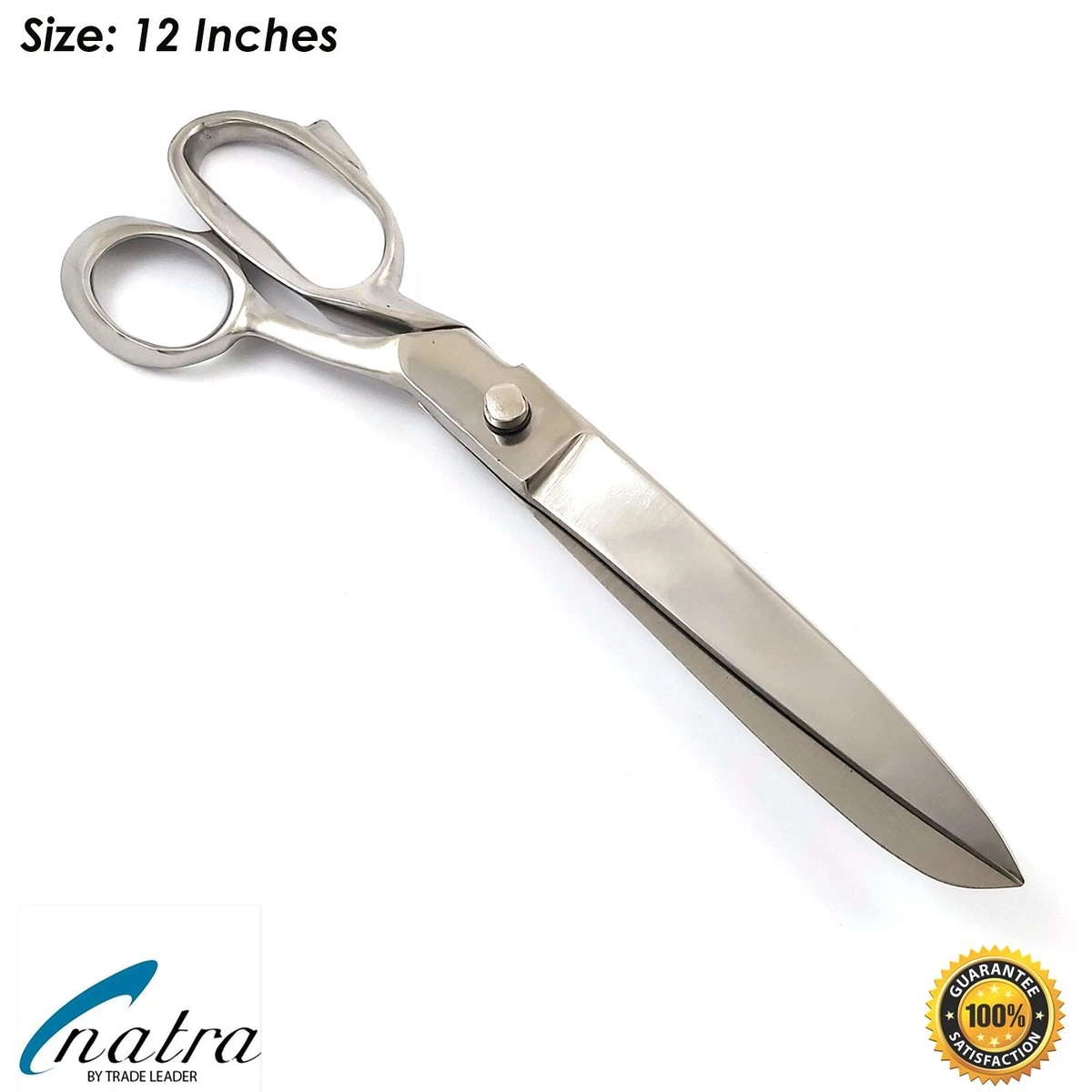 IPEA Forbici Da Sarta Professionali Con Lame In Acciaio Al Manganese E Impugnatura Super Comfort Per Un Uso Prolungato – 25 Cm (10" Pollici) – Forbice Da Sarto Per Taglio Tessuti, Vestiti