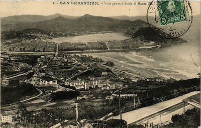CPA AK Spanien SAN SEBASTIAN - Gesamtansicht vom Monte (317870)