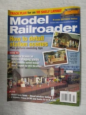 MODEL RAILROADER MAGAZINE OCT 2009 HOW TO DETAIL STATION SCENES N SCALE SD70ACE