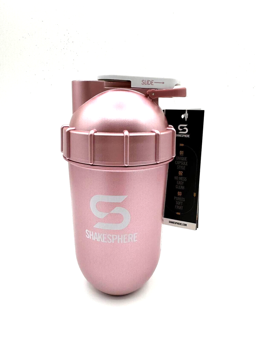 SHAKESPHERE Protein Shaker Bottle Smoothie Cup with Clear Window