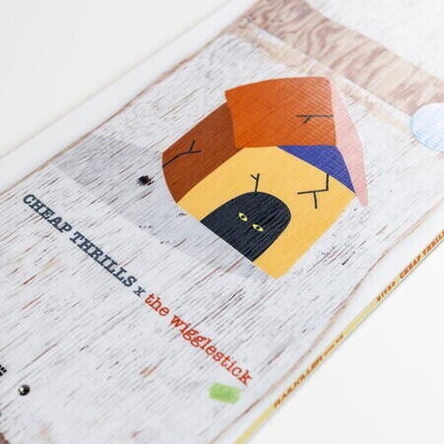 Snowboard All-Mountain Freestyle NITRO CHEAP THRILLS X Wigglestick 155 Cm