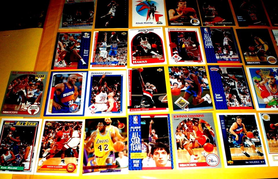 (44 NMT-MT) 2-JORDANS-BIRD-MAGIC-SHAQ- BARKLEY-WORTHY-MALONE-KIDD++ HOFers/STARS - Изображение 4 из 4