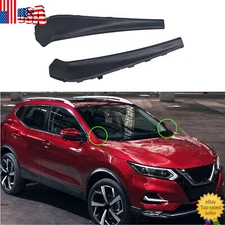 Pair Windshield Cover Cowl Wiper For 2014-2020 Rogue Nissan Wiper Cowl Grille