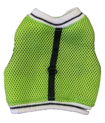 Mesh Harness Vest Adjustable Small Dog Cat Rabbit Green Pet Supplies Accessory