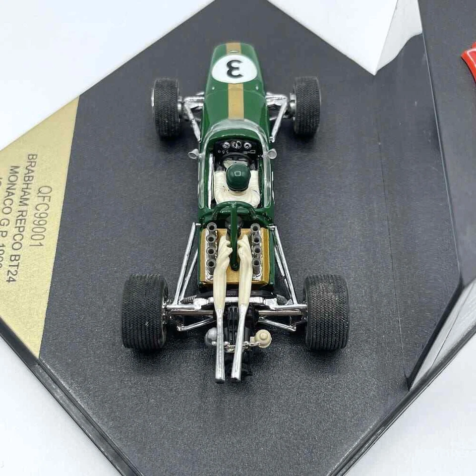 Modellino F1 Quartzo Brabham Repco BT24 Monaco GP 1968 #3 Jochen Rindt - Immagine 2 di 4