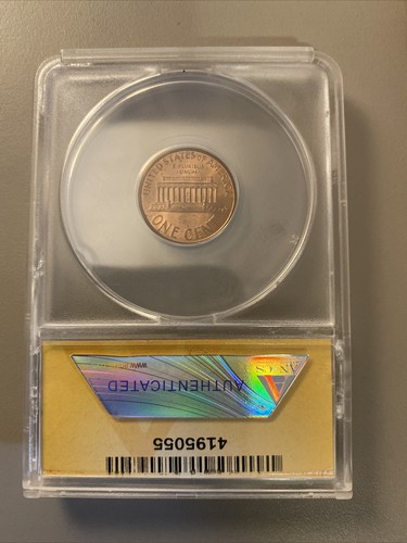 1997 DBL EAR Lincoln Cent ANACS MS65RED - Picture 2 of 5