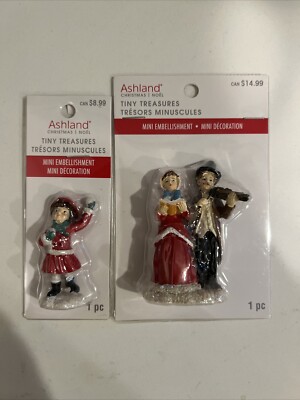 Tiny Treasures Mini Christmas Carolers' by Ashland  CHRISTMAS VILLAGE DECOR