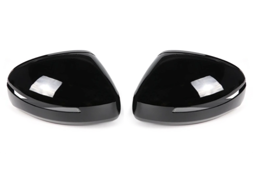 Set copri specchietto retrovisore ala nero lucido per Audi TT 06-14 coppia finiture sinistra destra - Foto 5 di 12