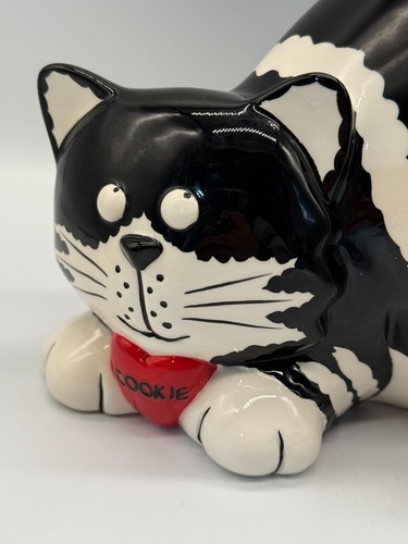 2008 Burton & Burton "Chester the Cat" Cookie Jar - Picture 2 of 8