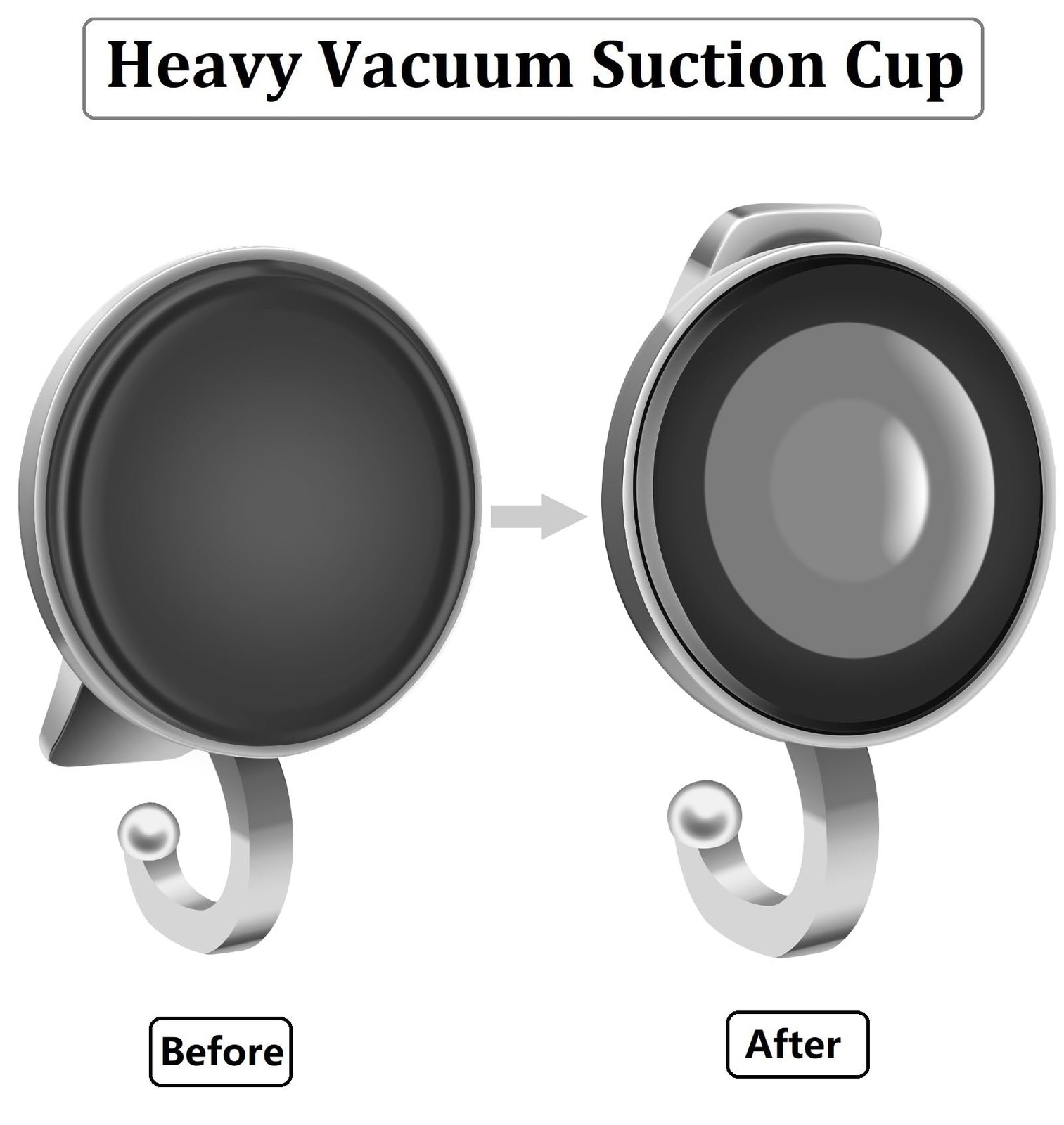 Suction Cup Shower Caddy, Shower Shelf Soap Dish with Hooks for Razor, Sponge...