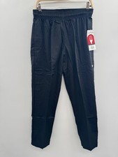 Chef Works Pants Men's Small Black Baggy Flat Front Straight Leg Workwear NWT