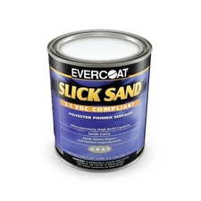 Polyester Primer Surfacer - For Fiberglass & Wood - 128 Fl Oz - Slick Sand