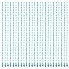 Ball Bead Chains, 5.9 Inch, Light Blue  100 Pcs , Dog Tag Chain Keychain