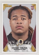 2020 Panini NFL Sticker & Card Collection Chase Young #88 Rookie RC 01ba. rookie card picture