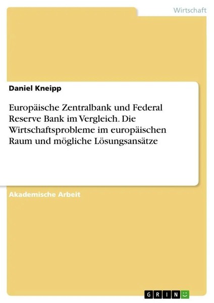 Daniel Kneipp | EuropäIsche Zentralbank Und Federal Reserve Bank Im...-image