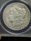 1900 S MORGAN SILVER DOLLAR VF 20 ANACS DETAILS - CLEANED