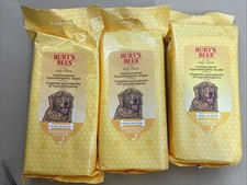 Burt's Bees Multipurpose Hypoallergenic Wipes for Dogs 50 Ct Each - Lot Of 3