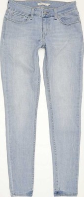 Levi's 535 Super Damen Jeans blau Skinny Slim Stretch W28 L30 (88714)