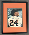 WILLIE MAYS SIGNED AUTO AUTOGRAPH 1954 NY GIANTS PHOTOGRAPH RARE HOF PSA/DNA UDA