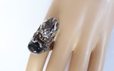 Chinese Dragon Vtg Ring Sz 11 Solid 925 Sterl...