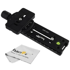 140mm Rail Nodal Slide Quick Release Clamp+70mm Plate fr Panoramic Close Up Arca