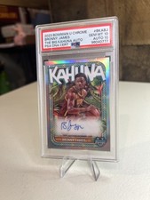 2023 Bowman University Chrome the Big Kahuna Auto Bronny James Jr. /150 PSA 10