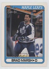 1990-91 O-Pee-Chee Brad Marsh #155 0r7h