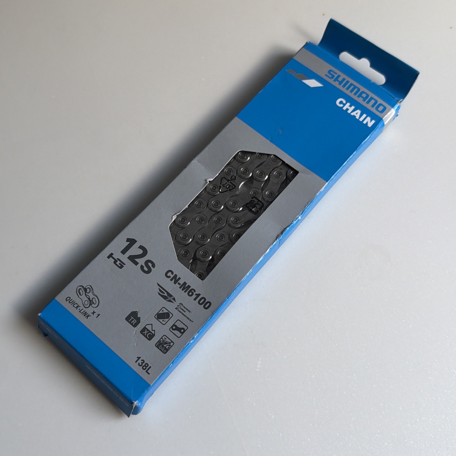 Shimano Deore CN-M6100 12-Speed Chain with Quick Link 12-Speed 138 Link