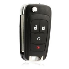 Keyless Entry Remote Start Car Flip Key Fob Control 4-button Replacement One
