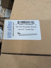 ICO Bath V67324 Lava 8" Towel Bar - Brushed Nickel