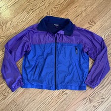 Vintage Patagonia Women  s Windbreaker Jacket Colorblock Gorpcore 90s Era Size L