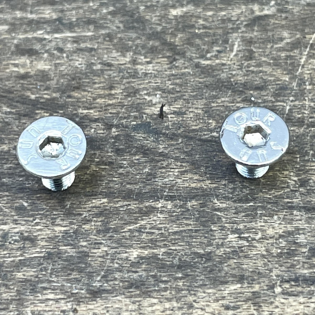 Vintage Suntour XCII Pedal Cage Screws Lot 2 Bolts XC2 Parts Old