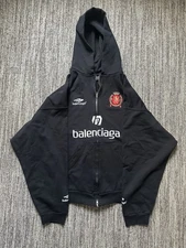 Balenciaga Paris Soccer Hoodie Size XS