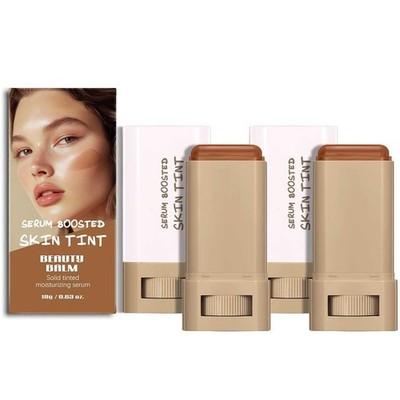 2PCS Beauty Balm Serum Boosted Skin Tint Stick   Face Tint Balm Foundation wit