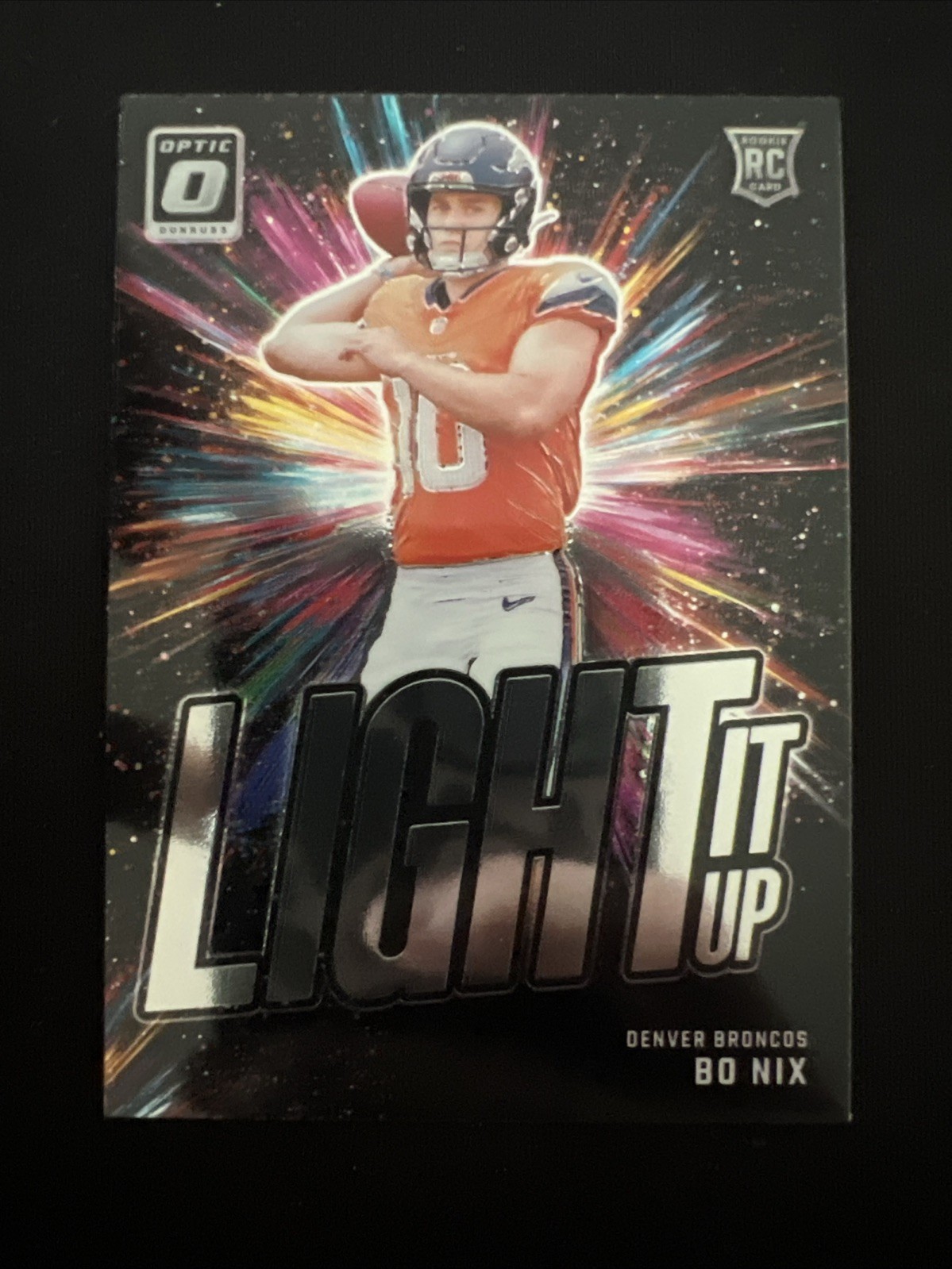 2024 Panini Donruss Optic - Light It Up Bo Nix #6 (RC)
