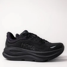 Hoka Men's One One Bondi 9 Triple Black 1162011-BBLC Running Shoes