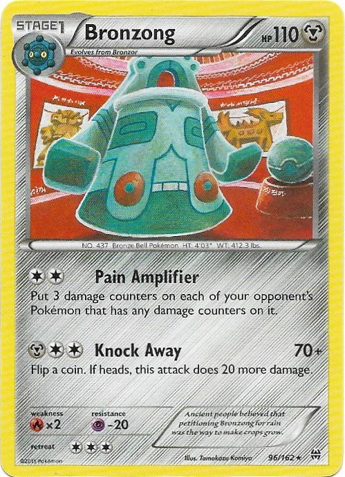 Bronzong 96/162 Rare BREAKthrough Pokemon Near Mint