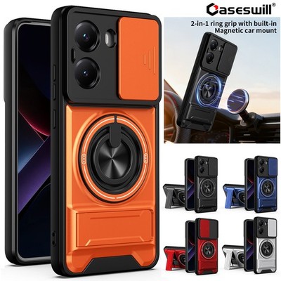 For Xiaomi POCO F8 F7 X8 X7 X6 X5 M7 Pro Case Shockproof Magnetic Stand Cover