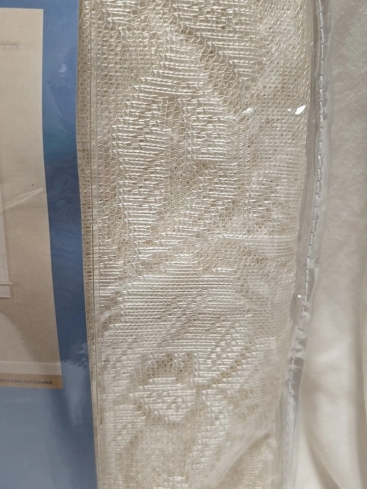 Panel de encaje Mainstays Vanilla Dream One 40" W x 63" L Raleigh NUEVO Foto 4 de 4