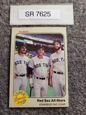 1983 Fleer - Carl Yastrzemski, Dennis Eckersley, Mark Clear #629