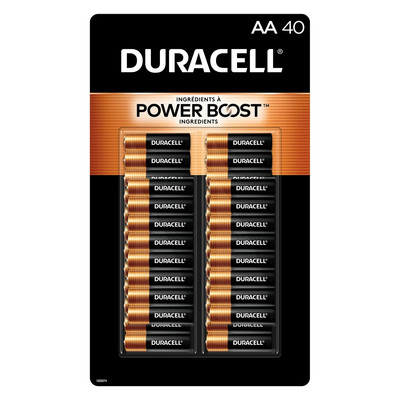Duracell Coppertop AA Batteries 40-Pack | Power Boost MN1500 | Fresh EXP 2037