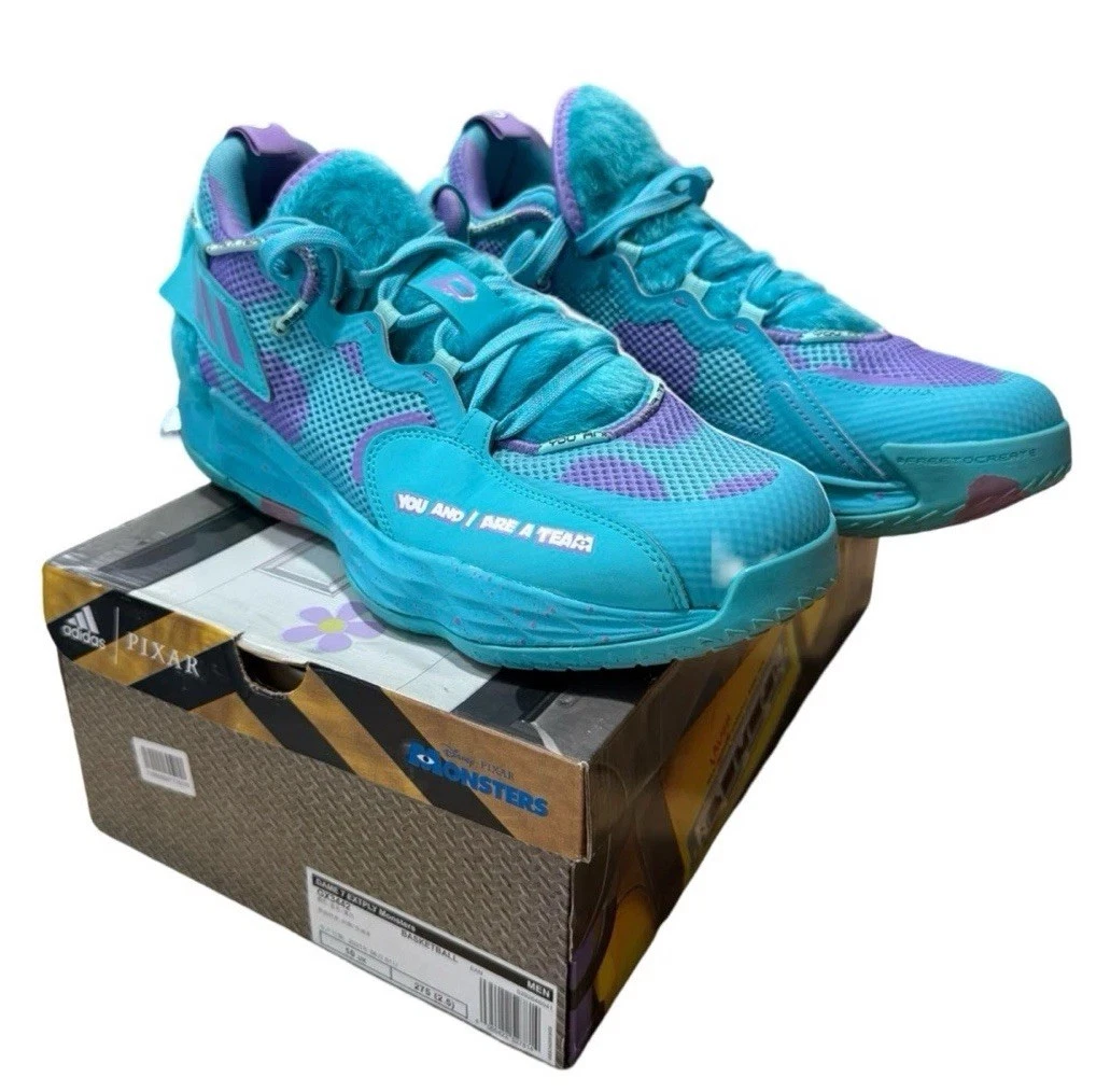 Monsters Inc. x adidas Dame 7 EXTPLY Sulley for Sale