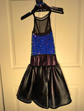 Revolution Dance Sequin Mesh Dance Costume Dress Medium Figure Skating