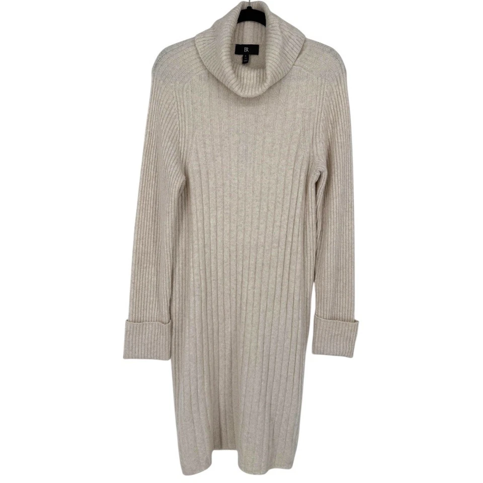 Новый с Ярлыками Banana Republic Adia ребристый водолазка свитер миди платье размер большой высокий - Изображение 4 из 4