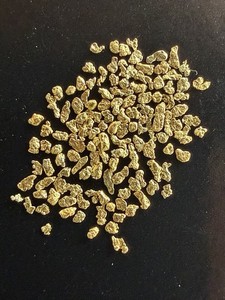 .200 grams natural gold nuggets with display vial