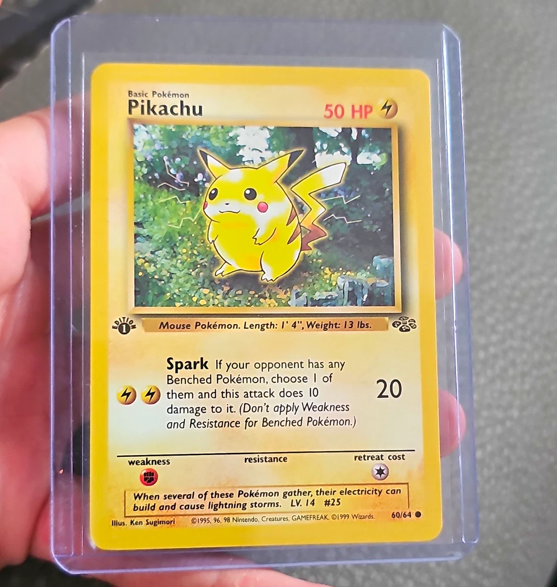 25+ Pikachu Pokémon TCG Jungle Common Individual Collectible Card