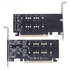 PCI-E3.0 x16 Split to 2-Disk NVME Expansion M.2 SSD Disk VROC