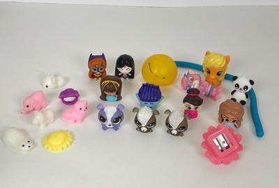Squishy Toy Lot Monster High Mash'ems Panda MLP Pony Pet Cat Dog Sharpener LPS